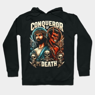 Conqueror of Death, Jesus christian Hoodie